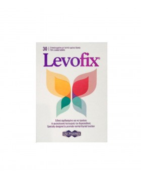 Uni-Pharma Levofix 30 Δισκία – Ρύθμιση Θυρεοειδούς με Ιώδιο & Σελήνιο για Φυσιολογική Ορμονική Λειτουργία