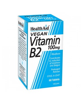 Health Aid Vitamin B2 Riboflavin 100mg 60 tabs