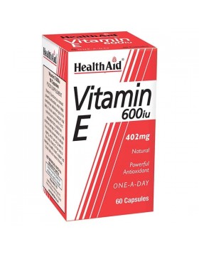 Health Aid Vitamin E 600i.u (402mg) 60caps