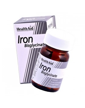 Health Aid Iron Bisglycinate with Vit C 30tabs