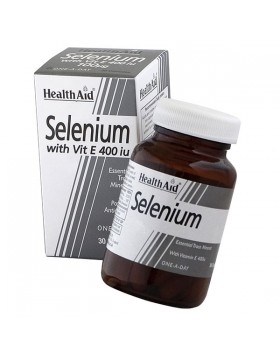 Health Aid Selenium 100μg & Vitamin E 400i.u 30 κάψουλες