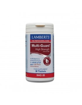 Lamberts Multi-Guard High Strength 30tabs – Πολυβιταμίνη Υψηλής Περιεκτικότητας με 24 Βιταμίνες & Μέταλλα