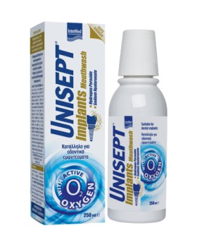 Intermed Unisept Implants Mouthwash Στοματικό Διάλυμα για Εμφυτεύματα 250ml