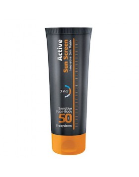 Frezyderm Active Sun Screen Sensitive Face & Body SPF 50+ 150ml