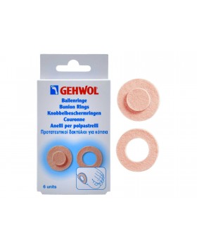 Gehwol Toe Ring Round Στρογγυλοί Προστατευτικοί Δακτύλιοι για Κότσια 6 τεμ