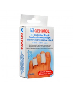 Gehwol Toe Protection Ring G Medium (30 mm) – Προστατευτικό Δακτύλου Ποδιού για Κάλους & Μυρμηγκιές, 2× Gel Pads