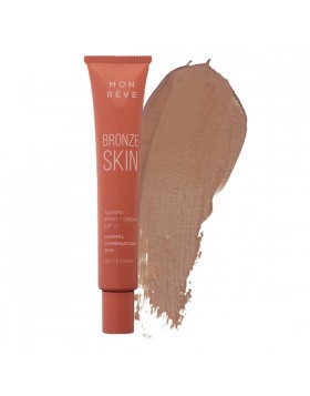Mon Reve Bronze Skin Normal & Combination Skin No 102 Med Light Κρέμα Προσώπου Δείκτη Προστασίας SPF20, 30ml  Κανονικό -Ξηρό Δέρμα Matte Finish