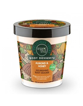 Organic Shop by Natura Siberica Body Desserts Almond & Honey Αμύγδαλο & Μέλι Μους Θρέψης Σώματος 450ml