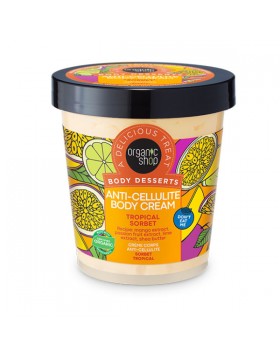 Organic Shop by Natura Siberica Body Desserts Anti-Cellulite Body Cream Κρέμα Σώματος κατά της Κυτταρίτιδας Σορμπέ Φρούτων 450ml