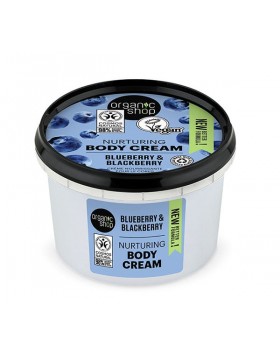 Organic Shop by Natura Siberica Nurturing Body Cream Blueberry & Blackberry Θρεπτική Κρέμα Σώματος 250ml