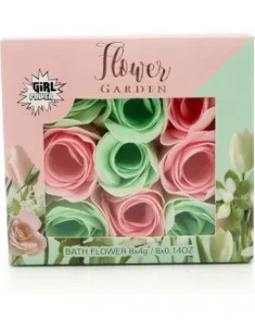 Pokhara Bath Gift Set “Roses Flower” 8×4 g – Αρωματικά Σαπουνολούλουδα για μπάνιο
