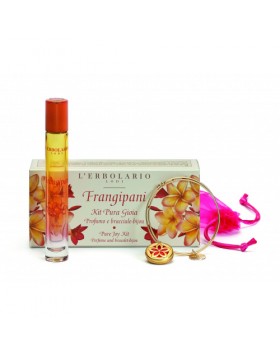 L'Erbolario Frangipani Kit Pura Gioia Άρωμα 15ml & Βραχιόλι | Πολυτελές Άρωμα και Σαπούνι για Σας