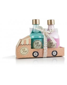 Pokhara Bath Set “Car” – Σετ δώρου με λοσιόν βατόμουρο & αφρόλουτρο μέντα-σοκολάτα 2x210ml για απόλαυση και περιποίηση σώματος