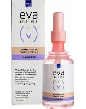 Eva Intima Disorders Baking Soda Douche pH 9.0 για την Απομάκρυνση Συσσωρευμένων Εκκρίσεων 147ml
