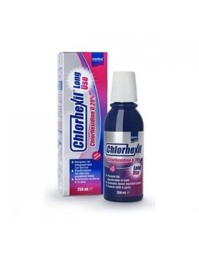 Intermed Chlorhexil 0.20% Long Use Mouthwash Στοματικό Διάλυμα κατά της Πλάκας 250 ml – Μακράς Διάρκειας Προστασία χωρίς Αλκοόλ