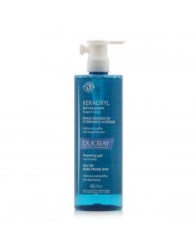 Ducray Gel κατά της Ακμής Keracnyl για Λιπαρές Επιδερμίδες 400ml