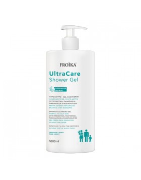Froika Ultra Care Shower Gel 1000ml Face & Body Αφρόλουτρο - Gel Καθαρισμού 48η Αίσθηση Φρεσκάδας