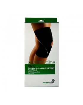Anatomic Line Επιγονατίδα Απλή με Οπή Neoprene σε Μαύρο χρώμα (5021)