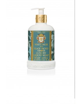 Saponificio Artigianale Fiorentino Luxury Liquid Soap Υγρό Σαπούνι 500 ml  White Musk & Black Orchid 