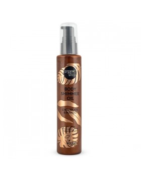 Organic Shop by Natura Siberica Body Shimmer Oil Chocolate & Mango Ιριδίζον Λάδι Σώματος, 100ml