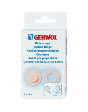 Gehwol Προστατευτικοί Δακτύλιοι για Κότσια 6τεμ. – Ανακούφιση από Πίεση & Τριβή 