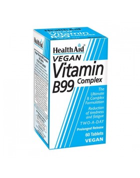 Health Aid Vitamin B99 Complex 60 ταμπλέτες — Σύμπλεγμα Β βιταμινών για Ενέργεια & Ευεξία