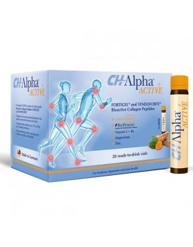 Ch Alpha Active Fortigel & Tendoforte Bioactive Collage Με Βιοενεργά Πεπτίδια Κολλαγόνου & Βιταμίνες 28φιαλίδια x 30ml
