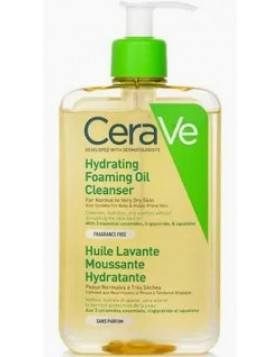 CeraVe Hydrating Foaming Cleansing Oil Λάδι Καθαρισμού για Ξηρά & Ευαίσθητα Δέρματα, 236ml