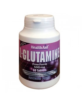 Health Aid L-Glutamine 500mg  60tabs