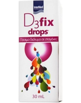 Intermed D3 Fix Drops 200iu Με Αντλία 30ml