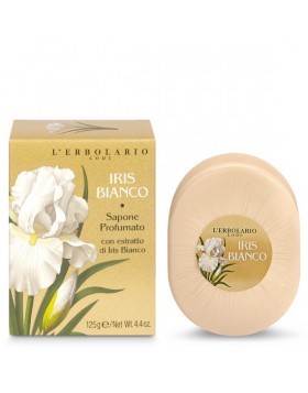 L'Erbolario Iris Bianco Αρωματικό Σαπούνι 125g - Πολυτελής Καθαριότητα & Εκλεπτυσμένο Άρωμα Ίριδας