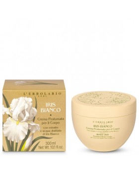 L'Erbolario Iris Bianco Κρέμα Σώματος 300ml – Αρωματική ενυδάτωση με διακριτικό άρωμα λευκής ίριδας για βελούδινη επιδερμίδα