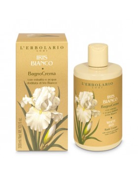 L'Erbolario Iris Bianco Αφρόλουτρο 300ml – Απαλός καθαρισμός με φίνο άρωμα λευκής ίριδας για καθημερινή φροντίδα