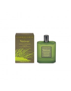 L'Erbolario Vetiver Aftershave 100ml – Δροσιστική λοσιόν με vetiver για άνεση, τόνωση και διακριτικό ξυλώδες άρωμα μετά το ξύρισμα