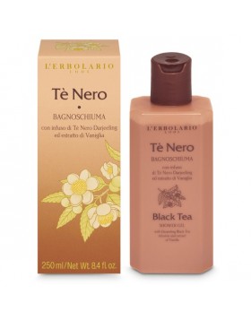 L'Erbolario Te Nero Αφρόλουτρο 250ml – Καθαριότητα & αναζωογόνηση με άρωμα μαύρου τσαγιού