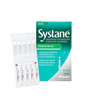 Alcon Systane Hydration UD Λιπαντικές Οφθαλμικές Σταγόνες 30 vials x 0.7ml