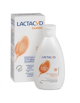 Lactacyd Classic Καθαριστικό Ευαίσθητης Περιοχής 300ml – Απαλή Καθημερινή Φροντίδα με Γαλακτικό Οξύ για Φυσική Ισορροπία