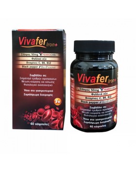 VivaPharm Vivafer Iron+ 50mg 60caps
