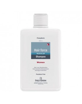 Frezyderm Hair Force Shampoo Women 200 ml – Τριχοτονωτικό Σαμπουάν κατά της Τριχόπτωσης για Γυναίκες