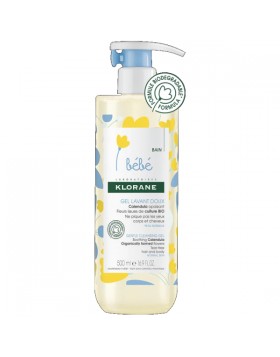 Klorane Bebe Gentle Cleansing Gel with Soothing Calendula 500ml