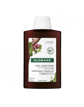 Klorane Force Shampoo Anti-Hair Loss with Quinine & Organic Edelweiss Δυναμωτικό Σαμπουάν κατά της Τριχόπτωσης με Εκχύλισμα Κινίνης & Βιολογικό Εντελβάις, 200ml