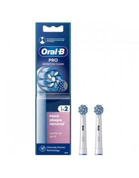 Oral-B Pro Sensitive Clean Ανταλλακτικές Κεφαλές Ηλεκτρικής Οδοντόβουρτσας 2τμχ