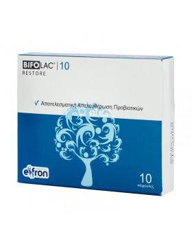 Bifolac 10 Restore Probiotics Συμπλήρωμα Διατροφής για Αποκατάσταση της Εντερικής Χλωρίδας, 10caps