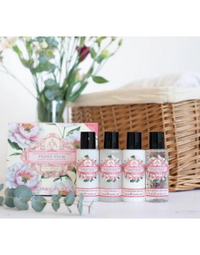 Aromas Artesanales De Antigua 4X50ml Peony Plum Travel Set
