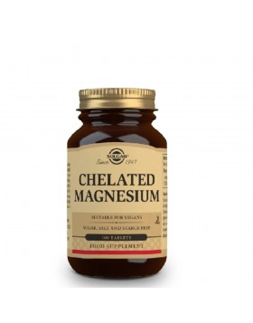 Solgar Chelated Magnesium 100 δισκία – Μυϊκή λειτουργία, χαλάρωση & υποστήριξη οστών με χηλική μορφή μαγνησίου