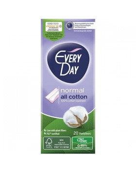 EveryDay All Cotton Normal Σερβιετάκια με 100% Βαμβακερό Κάλυμμα 20τμχ