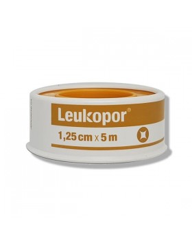 Leukoplast Leukopor Αυτοκόλλητη Χάρτινη Eπιδεσμική Tαινία 1.25cmx5m 1τεμ