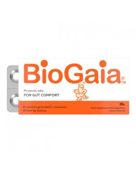 BioGaia ProTectis Family Προβιοτικά για Ενήλικες και Παιδιά με γεύση Λεμόνι 30 μασώμενα δισκία