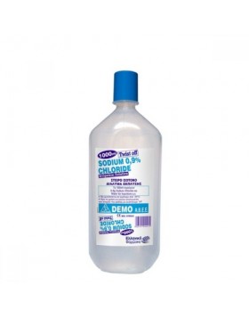 Demo Sodium 0.9% Chloride Στείρο Ισότονο Διάλυμα Έκπλυσης 1000ml