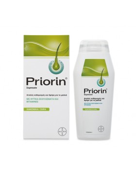 Priorin Σαμπουάν Για Κανονικά Και Ξηρά Μαλλιά 200ml